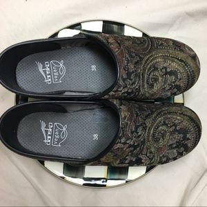 Paisley vegan dansko clogs